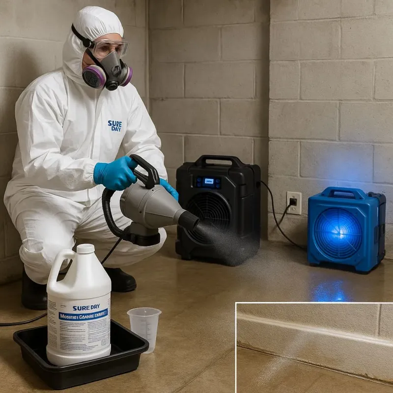 Sanitization and Odor Removal process in Waconia, MN